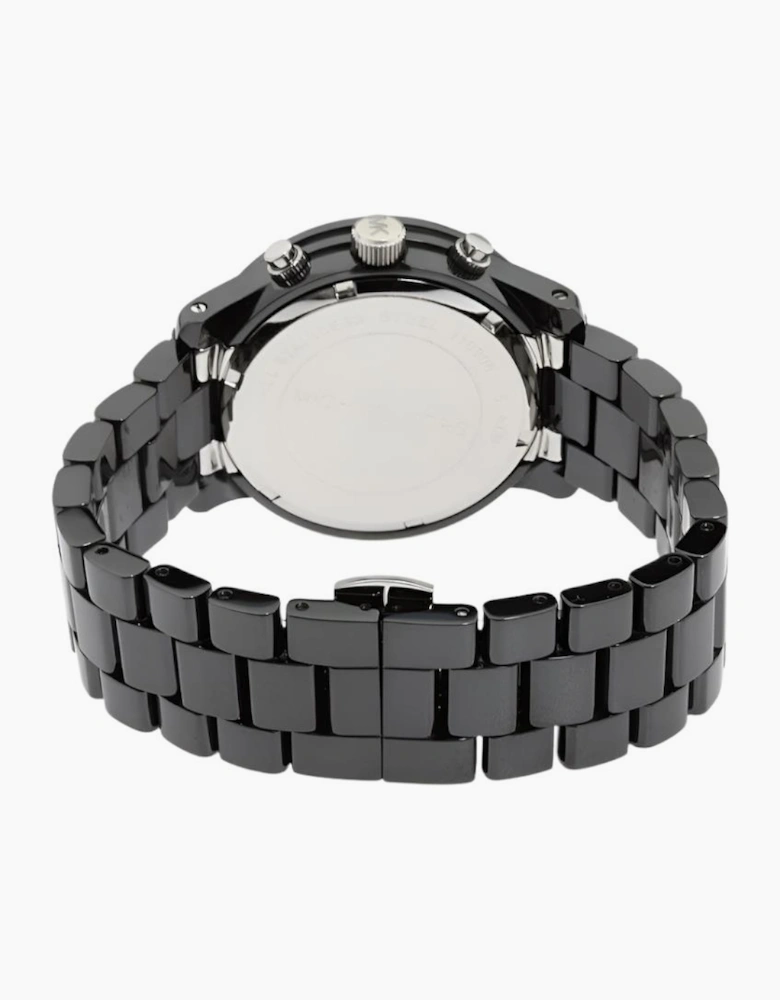 Michael Kors MK5162 Runway Black Ceramic Chronograph Ladies Watch