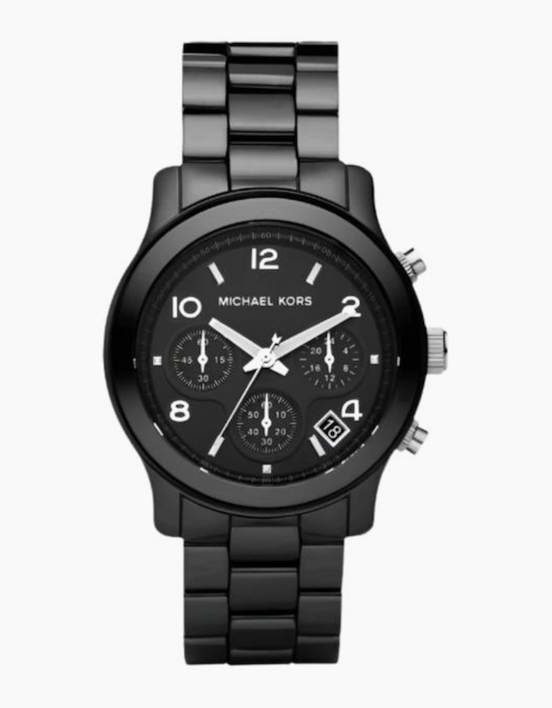 Michael Kors MK5162 Runway Black Ceramic Chronograph Ladies Watch