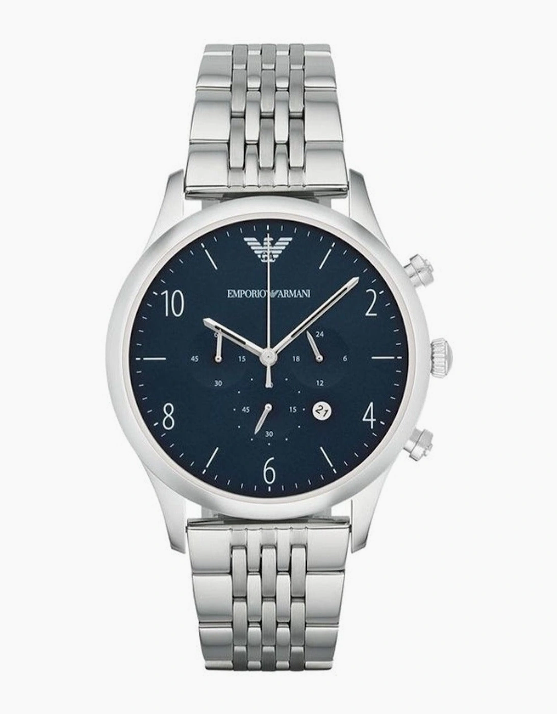 Emporio Armani Men's Silver Watch AR1942