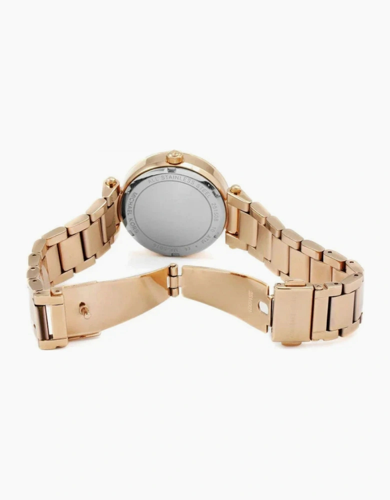 Michael Kors Parker Chrono Ladies Rose Gold Watch MK5616