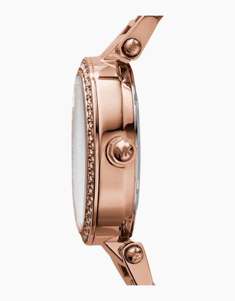 Michael Kors Parker Chrono Ladies Rose Gold Watch MK5616