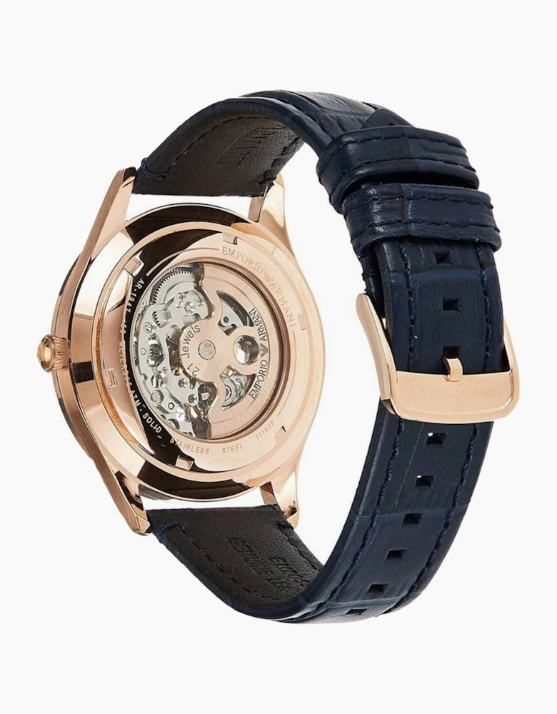 Emporio Armani AR1947 Sport Navy Leather Men's Watch