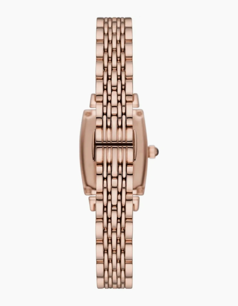 Emporio Armani AR11407 Gianni T-Bar Rose Gold Ladies Watch