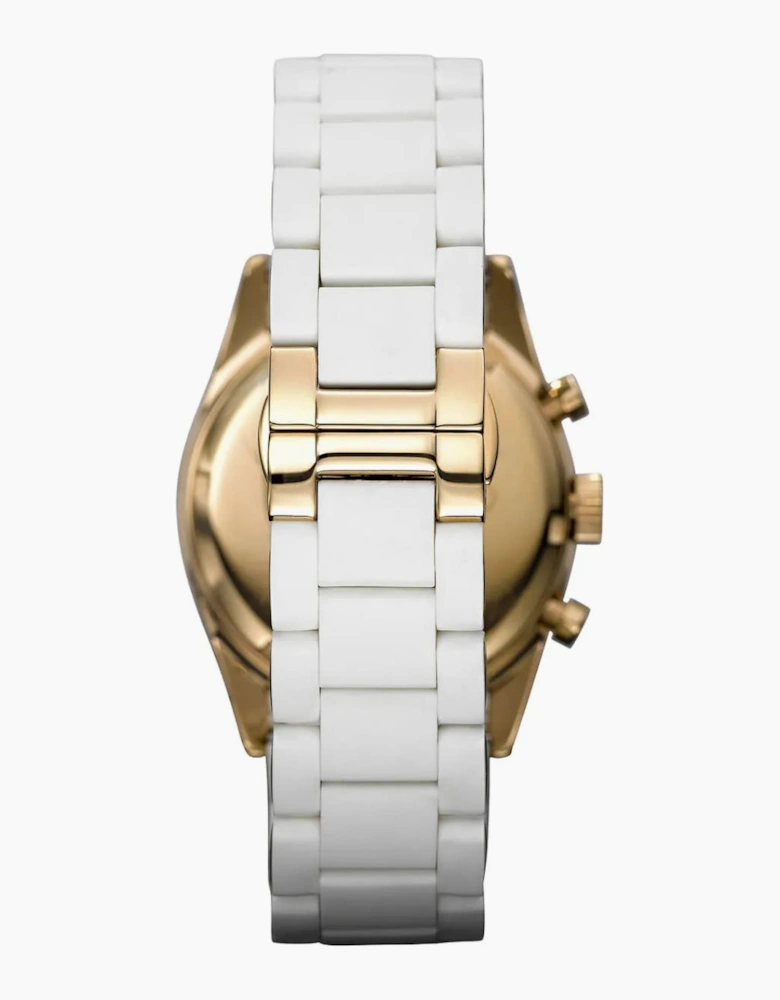 Emporio Armani Tazio White Silicone Chronograph Men's Watch AR5919