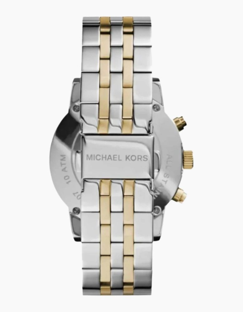 Michael Kors Ritz Tri-tone Chrono Ladies Two-Tone Watch MK5057