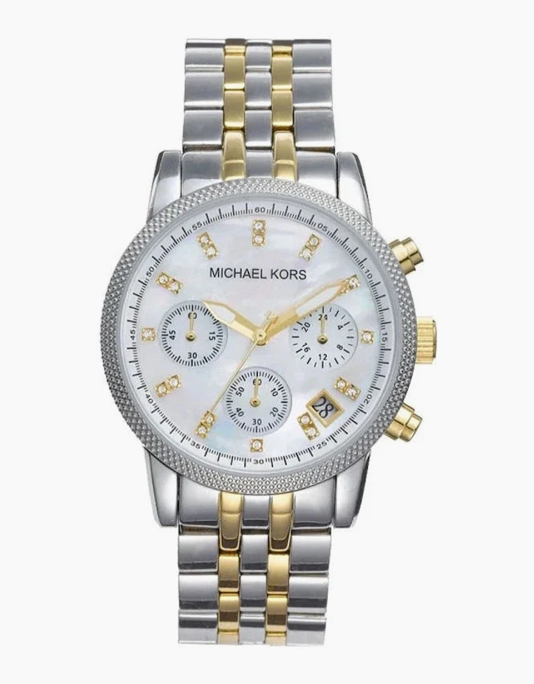 Michael Kors Ritz Tri-tone Chrono Ladies Two-Tone Watch MK5057