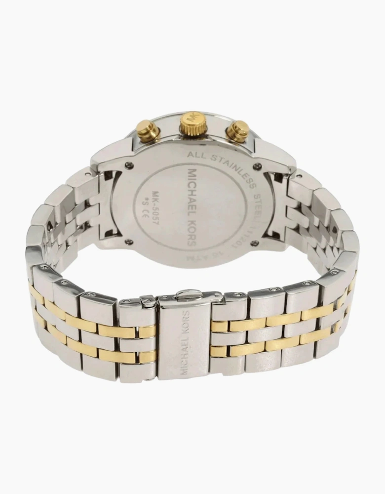 Michael Kors Ritz Tri-tone Chrono Ladies Two-Tone Watch MK5057