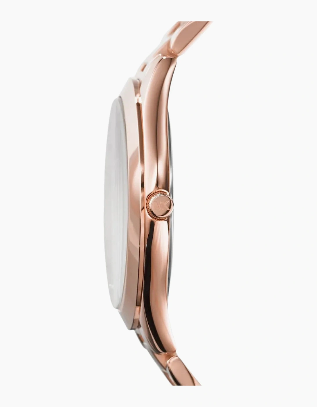 Michael Kors Ladies Slim Runway Rose Gold Watch MK3336