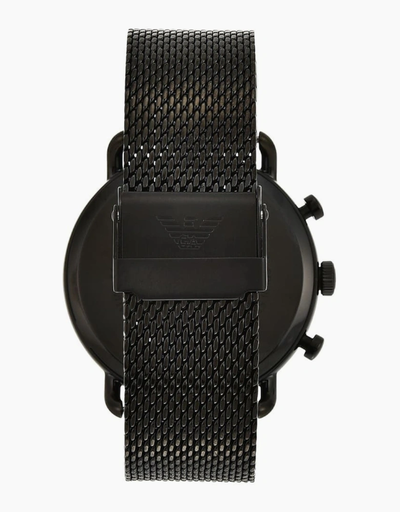 Emporio Armani AR11142 Aviator Black Mesh Men's Watch