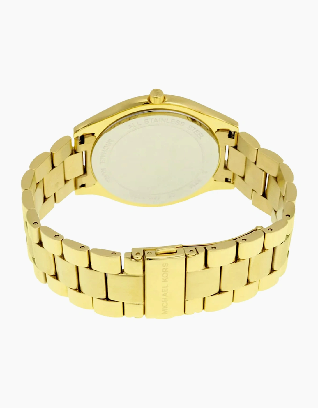 Michael Kors Ladies Slim Runway Gold Watch MK3335