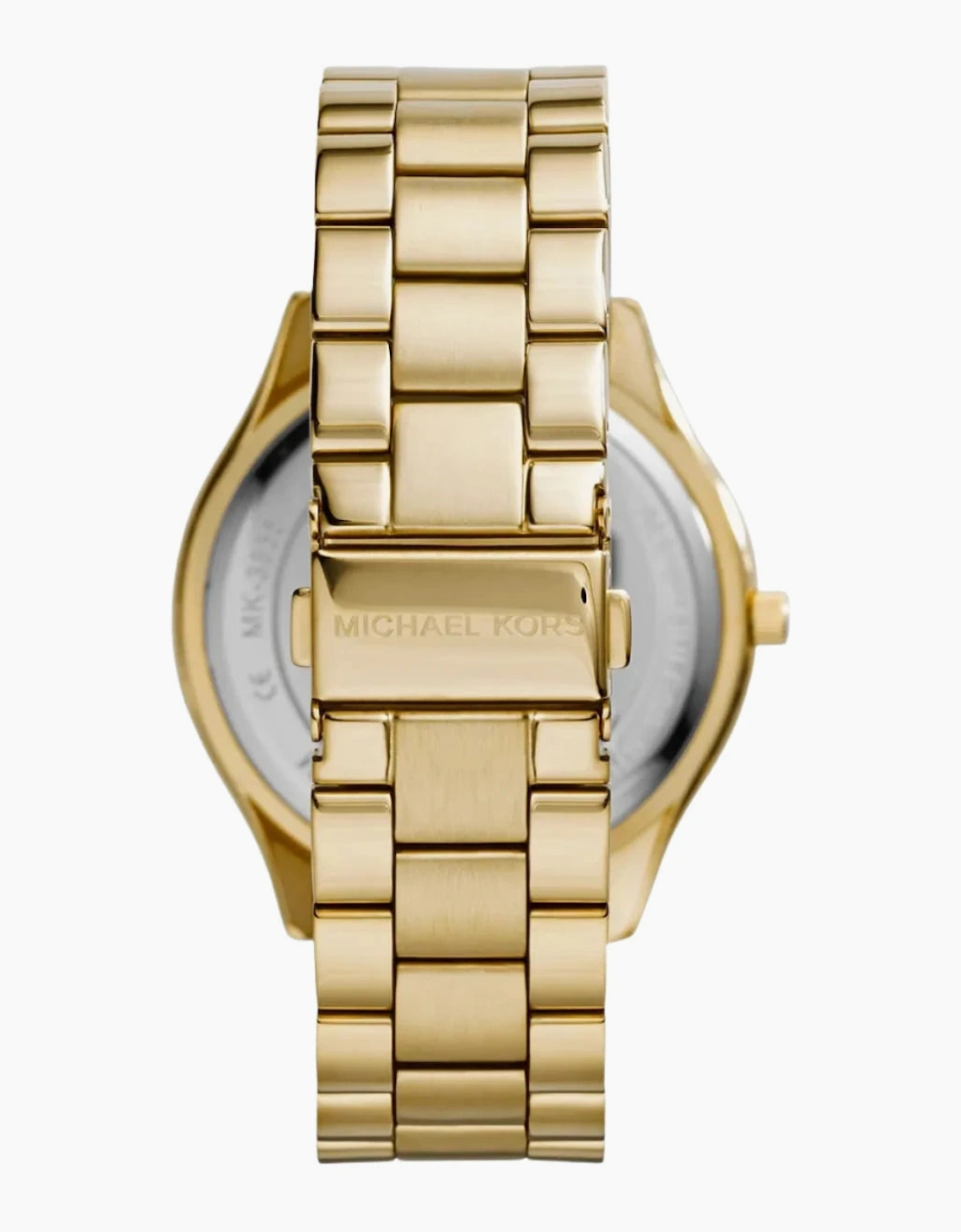 Michael Kors Ladies Slim Runway Gold Watch MK3335