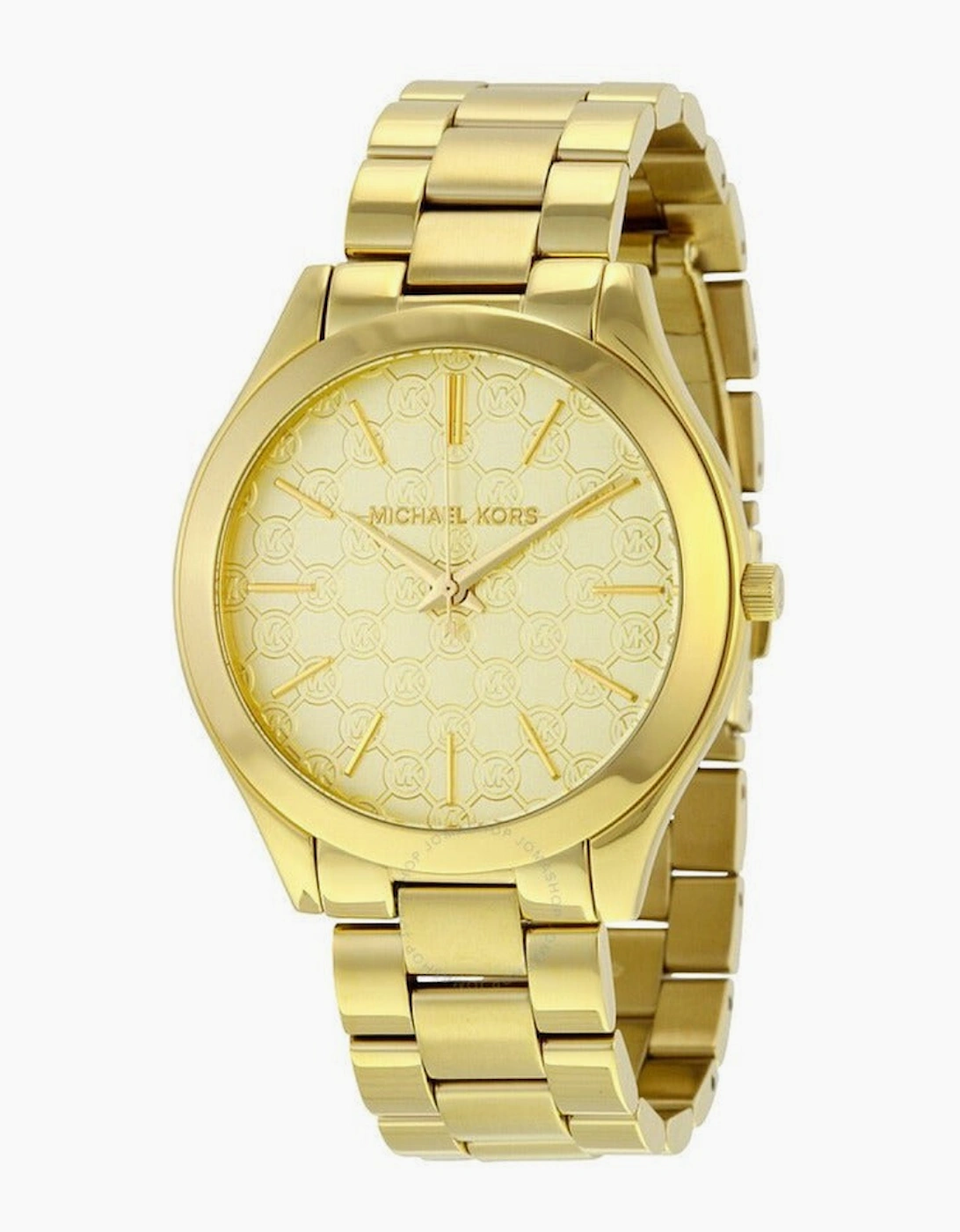 Michael Kors Ladies Slim Runway Gold Watch MK3335