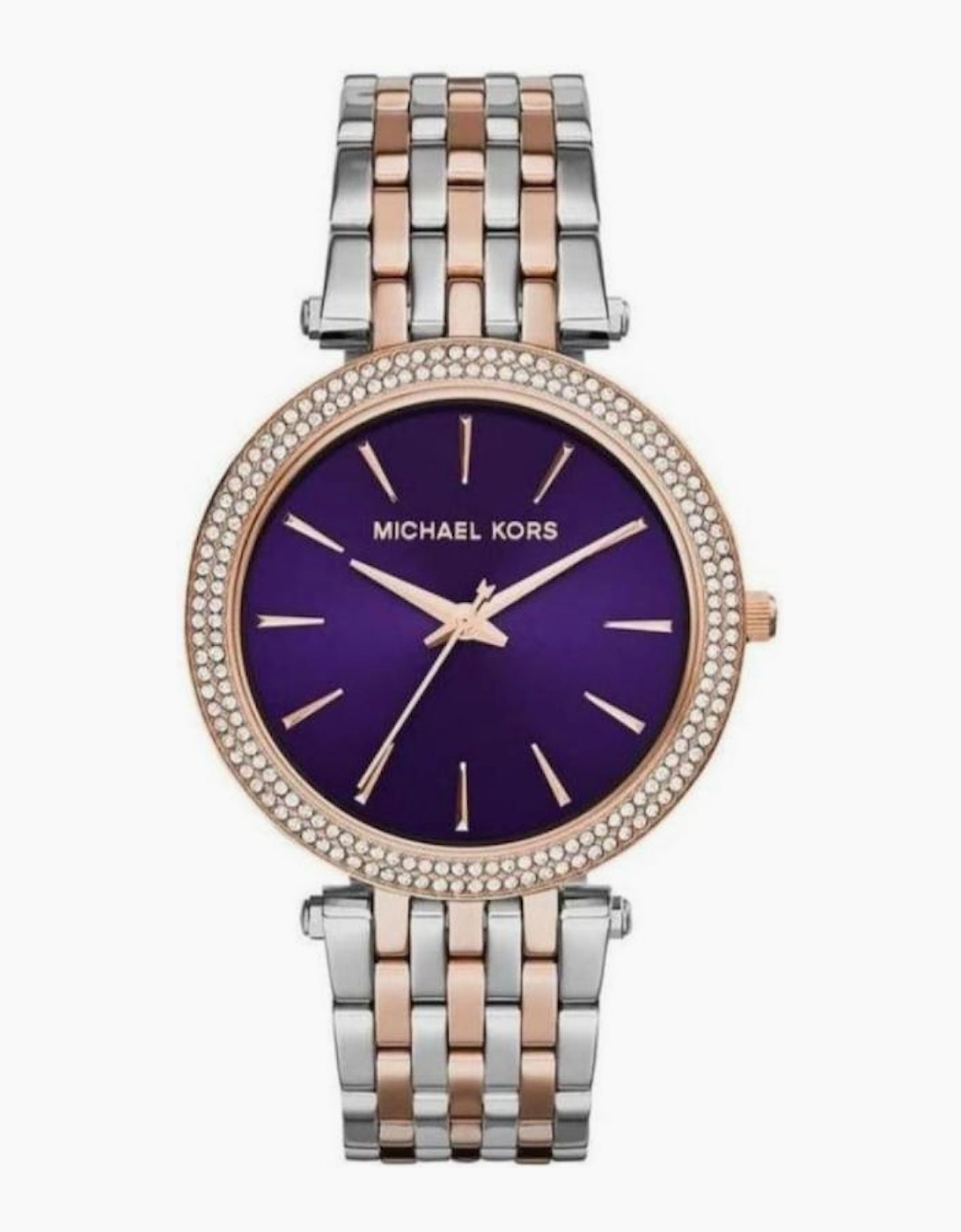 Michael Kors MK3353 Darci Purple Two Tone Ladies Watch