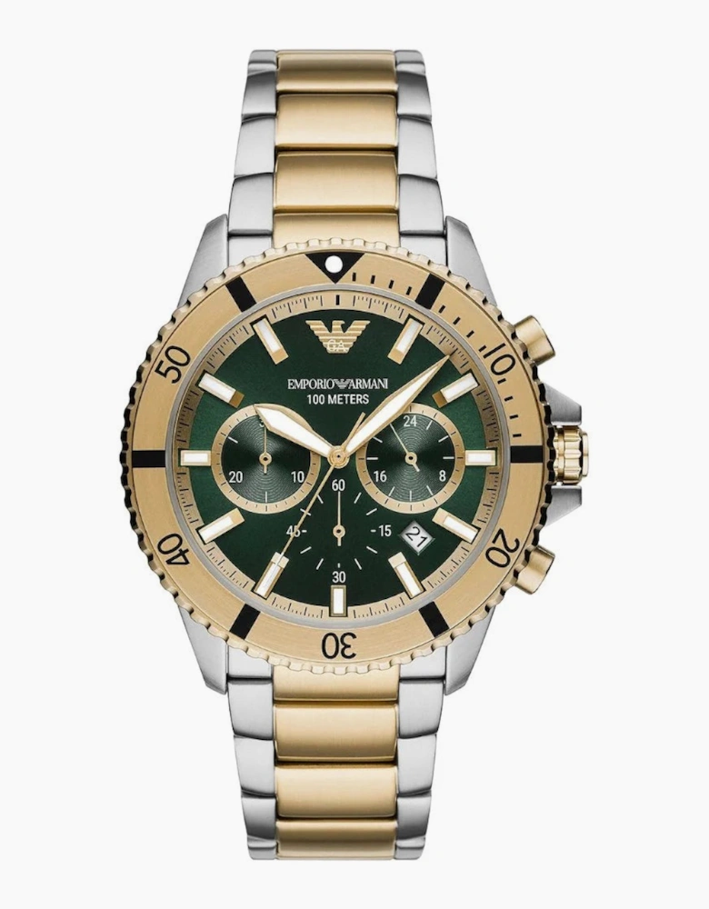 Emporio Armani AR11586 Diver Gold Men's Watch