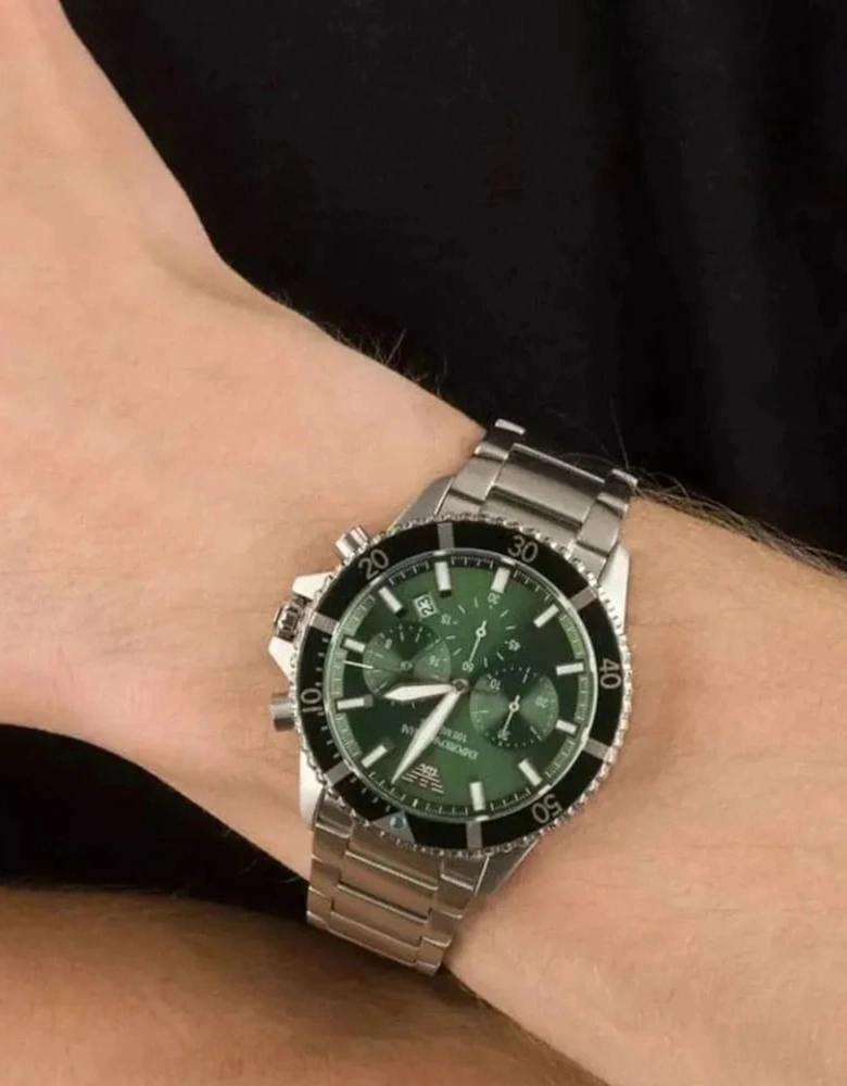 Emporio Armani AR11500 World Explorer Green Men's Watch
