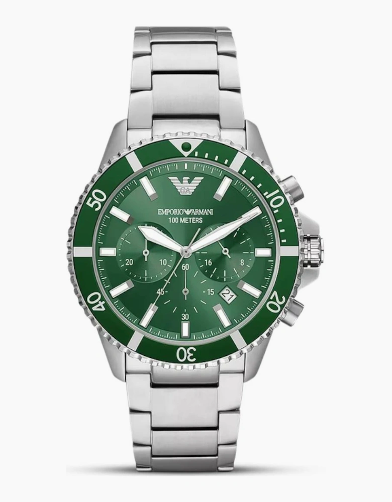 Emporio Armani AR11500 World Explorer Green Men's Watch