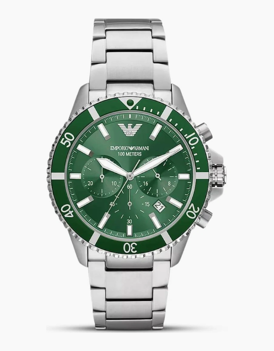 Emporio Armani AR11500 World Explorer Green Men's Watch
