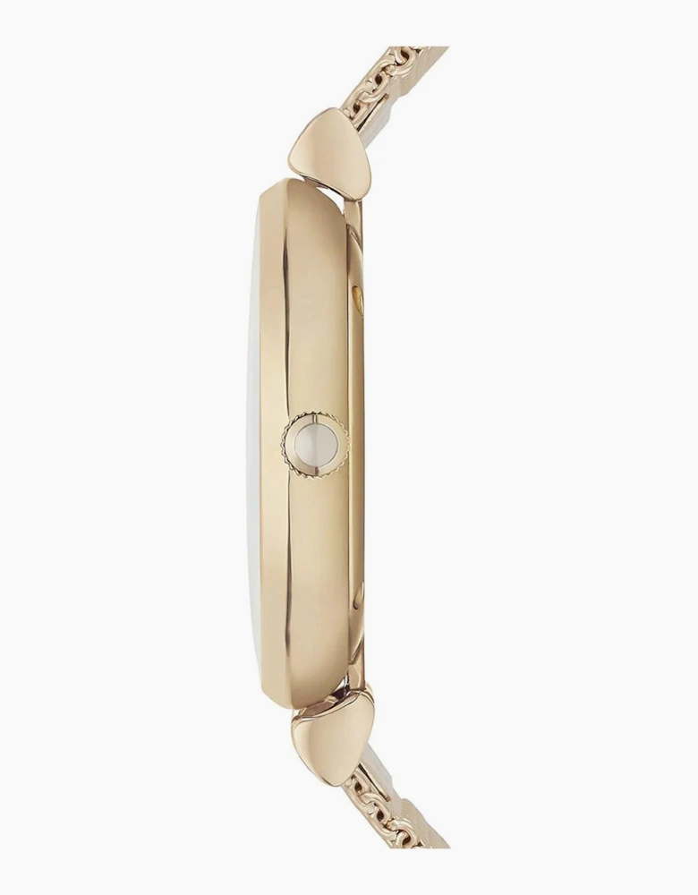 Emporio Armani  AR1957 Gold Slim Mesh Ladies Watch