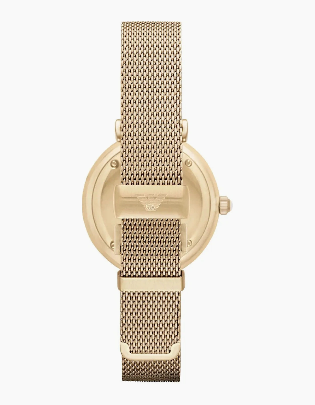 Emporio Armani  AR1957 Gold Slim Mesh Ladies Watch