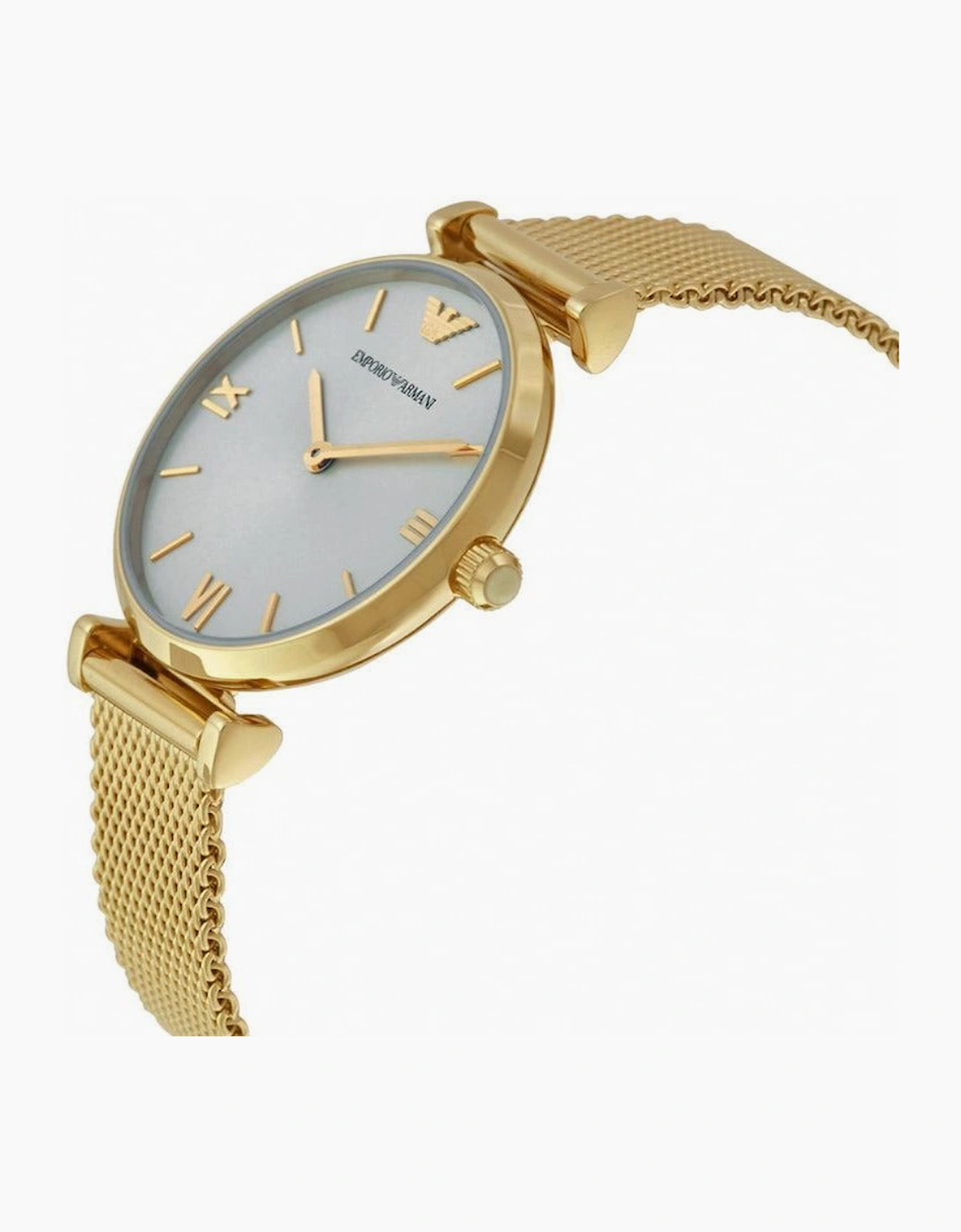 Emporio Armani  AR1957 Gold Slim Mesh Ladies Watch
