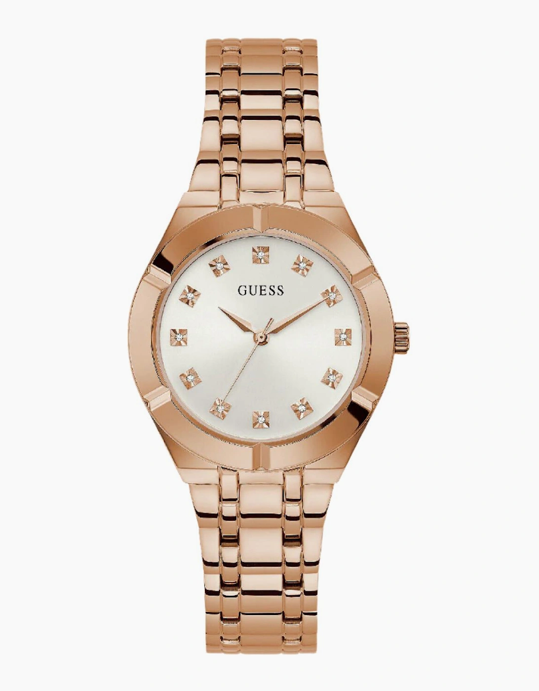 Guess Crystalline Rose Gold Ladies Watch GW0114L3