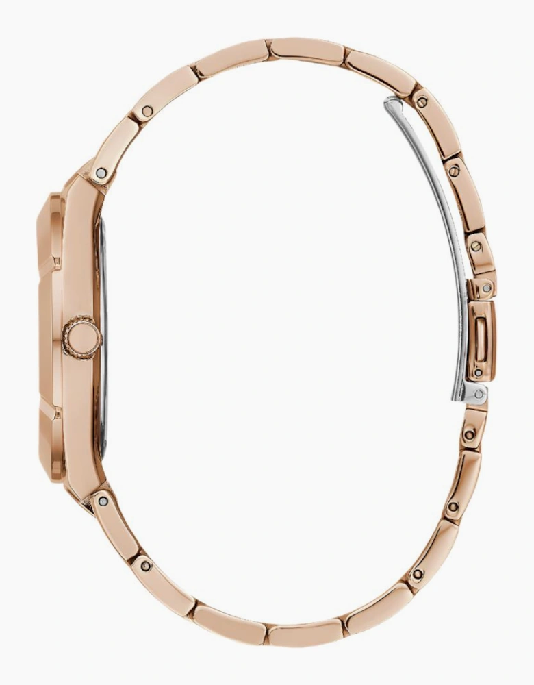 Guess Crystalline Rose Gold Ladies Watch GW0114L3