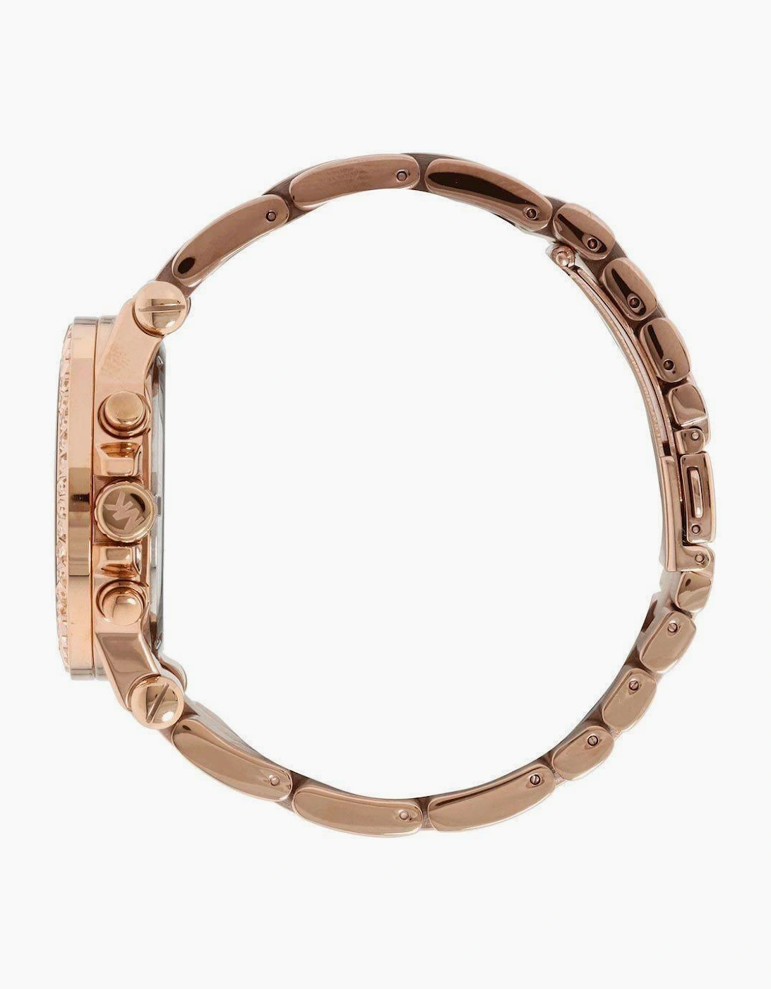 Michael Kors MK5586 Mini Dylan Glitz Rose Gold Chronograph Ladies Watch