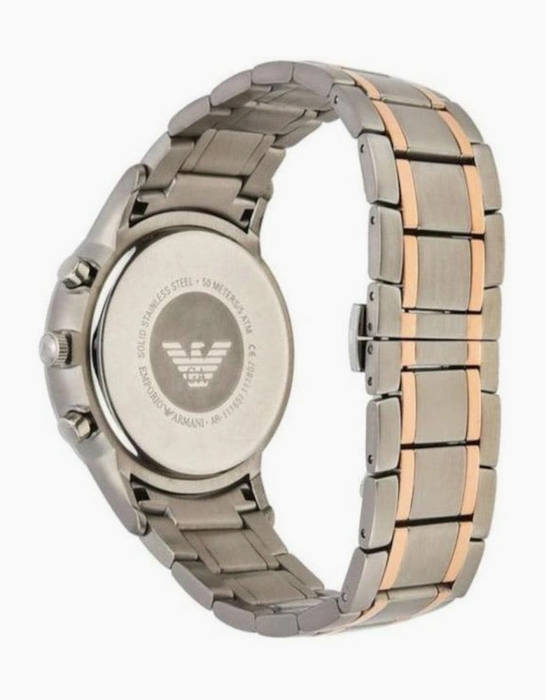 Emporio Armani AR11165 Renato Two Tone Rose Gold Chronograph  Men's Watch