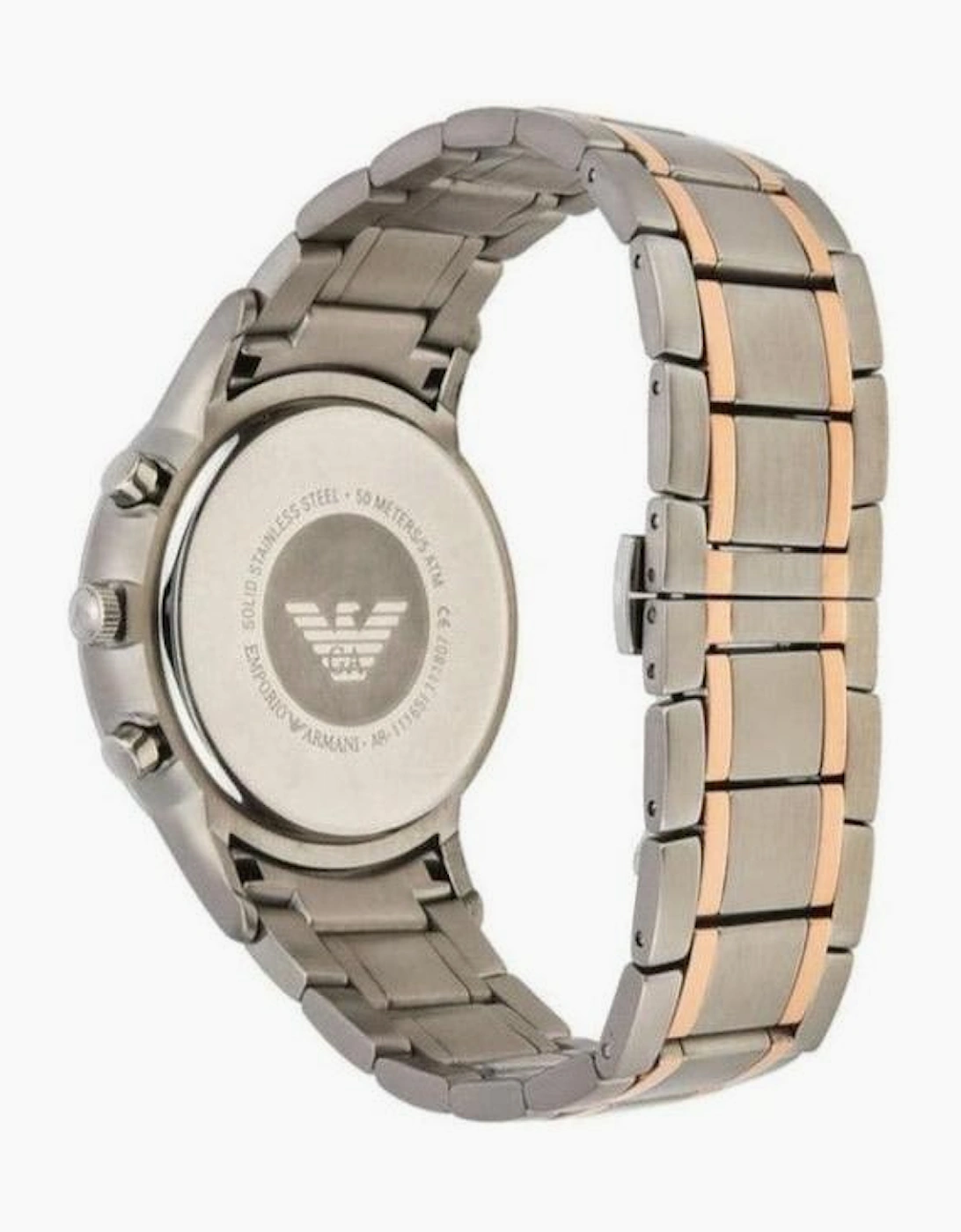 Emporio Armani AR11165 Renato Two Tone Rose Gold Chronograph  Men's Watch
