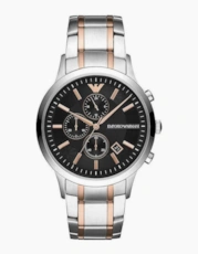 Two-Tone Silver / Rose Gold