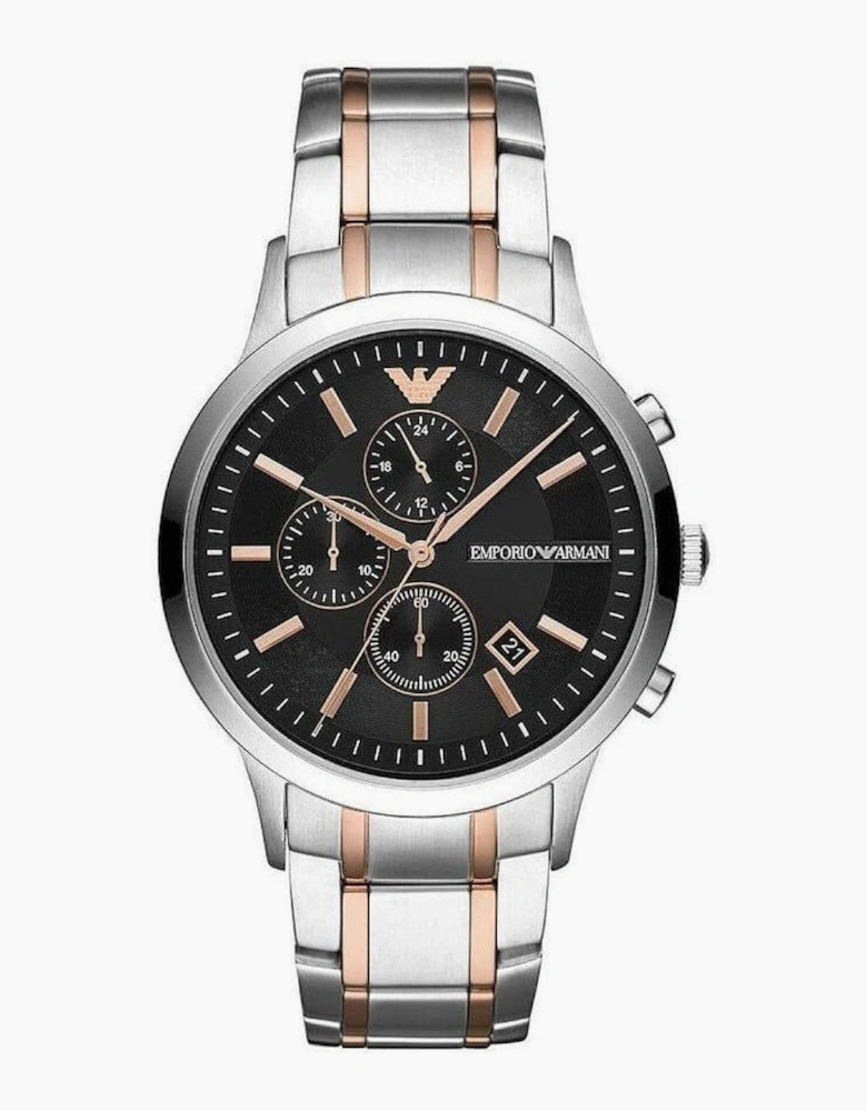Emporio Armani AR11165 Renato Two Tone Rose Gold Chronograph  Men's Watch