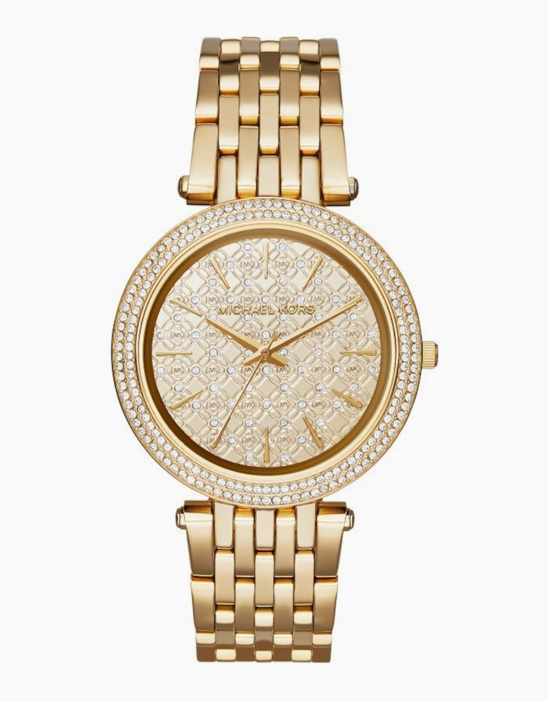 Michael Kors Ladies Darci Yellow Gold Watch MK3398