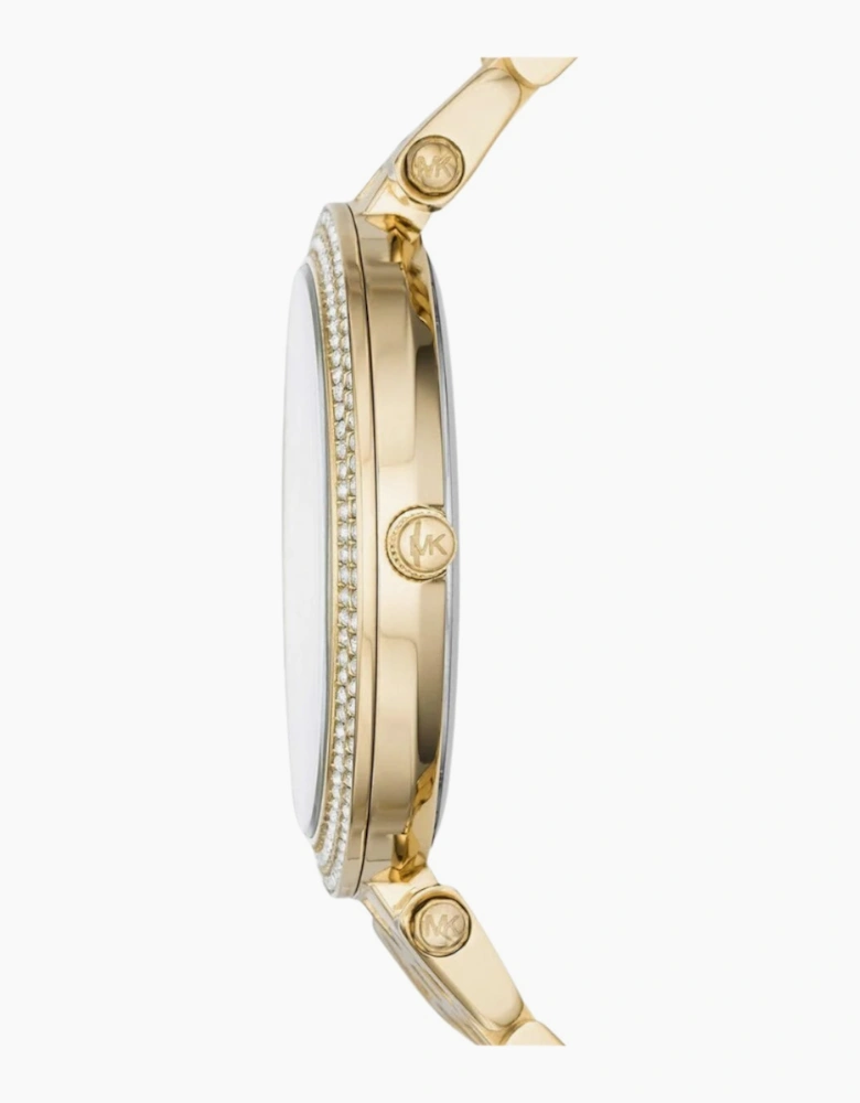 Michael Kors Ladies Darci Yellow Gold Watch MK3398