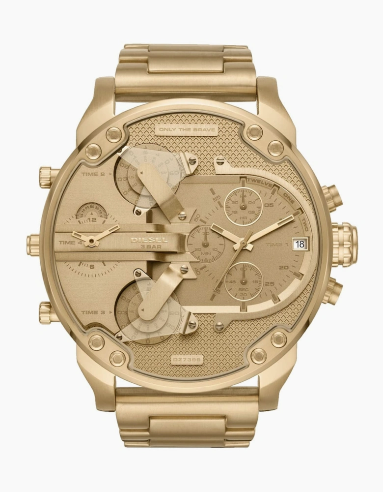 Diesel Men's Mr Daddy 2.0 Gold Watch DZ7399
