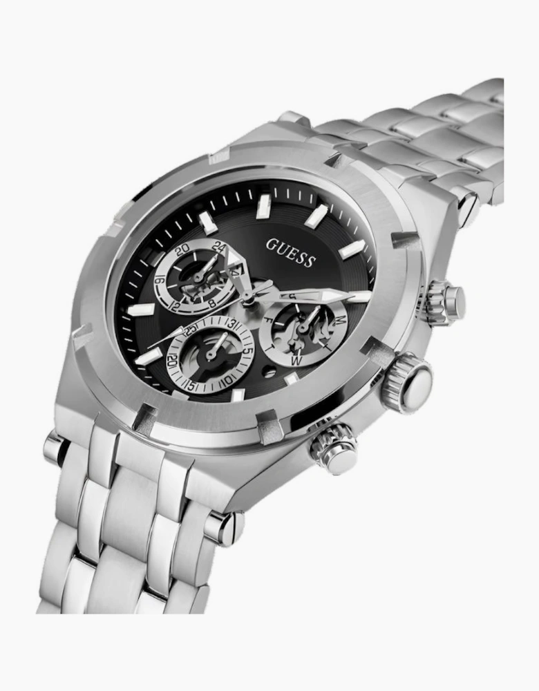 Guess Sport Continental Silver Men's Watch GW0260G1
