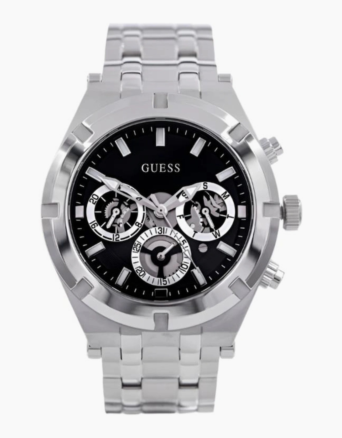Guess Sport Continental Silver Men's Watch GW0260G1