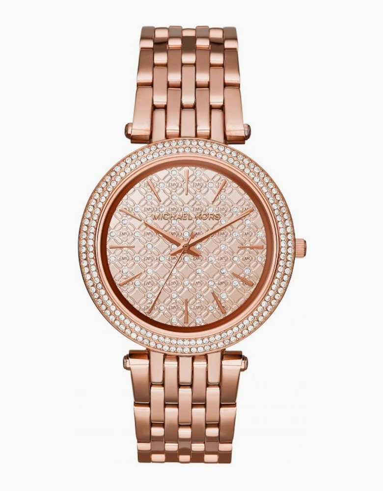 Michael Kors Ladies Darci Rose Gold Watch MK3399