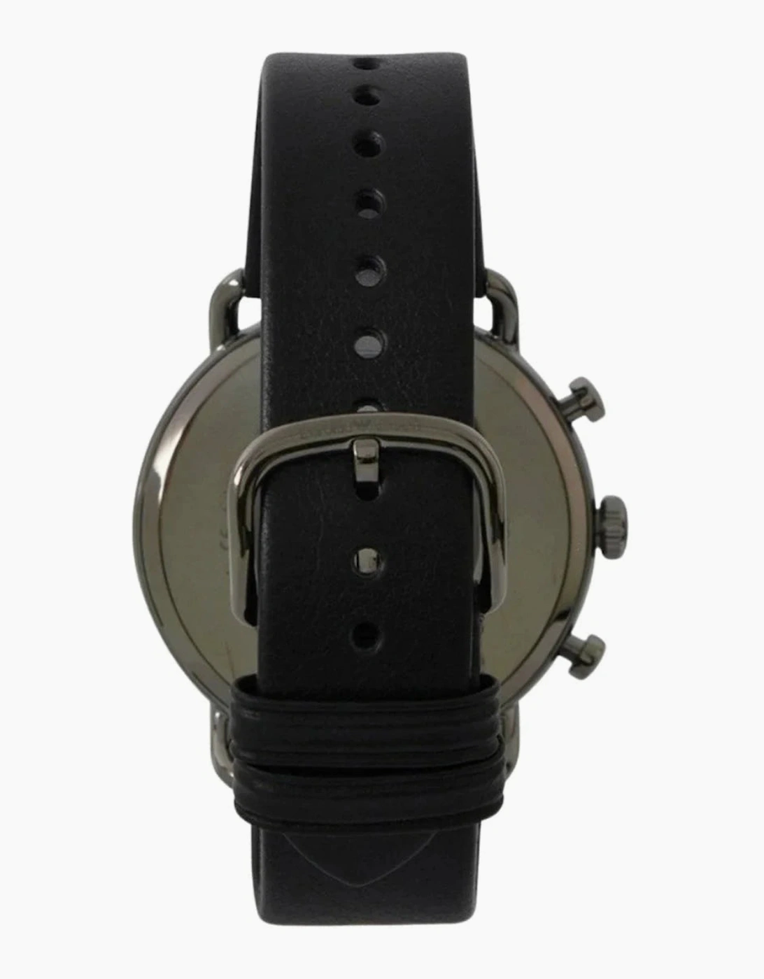 Emporio Armani AR11168 Aviator Black Leather Men's Watch