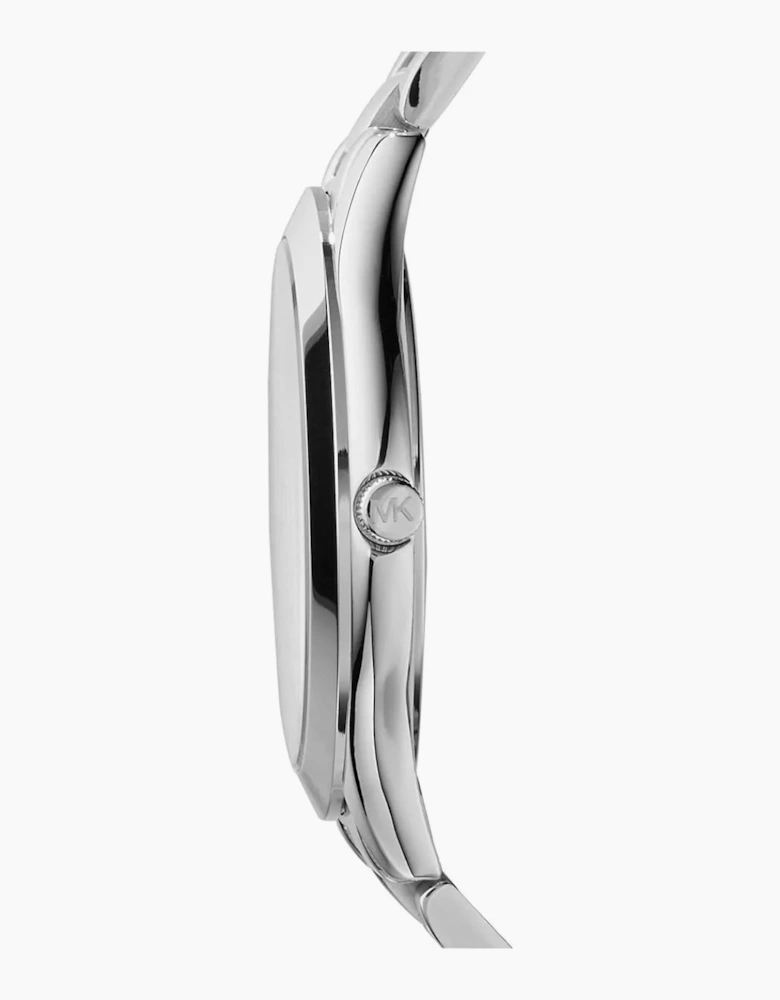 Michael Kors Ladies Slim Runway Silver Watch MK3178