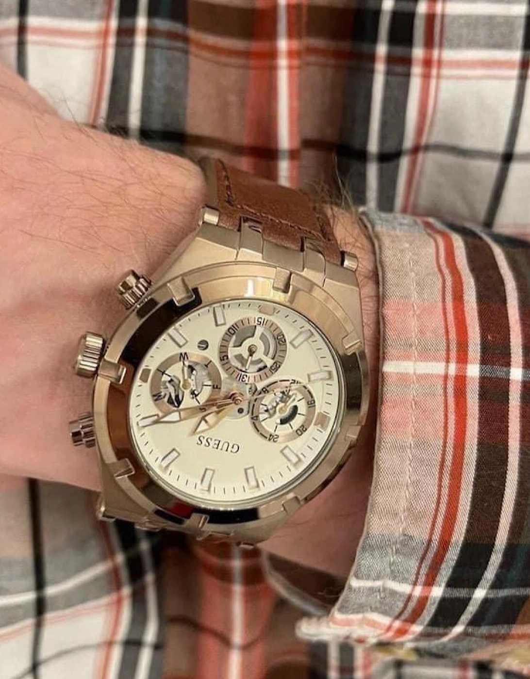Guess Continental Brown Men's Watch GW0262G3