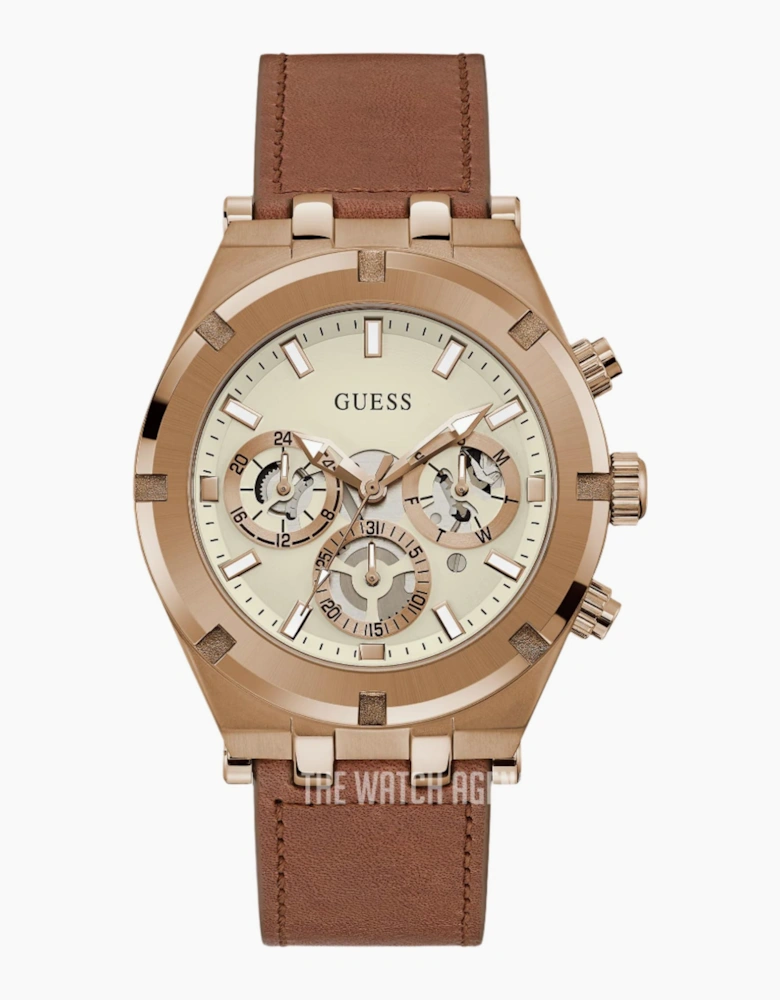 Guess Continental Brown Men's Watch GW0262G3
