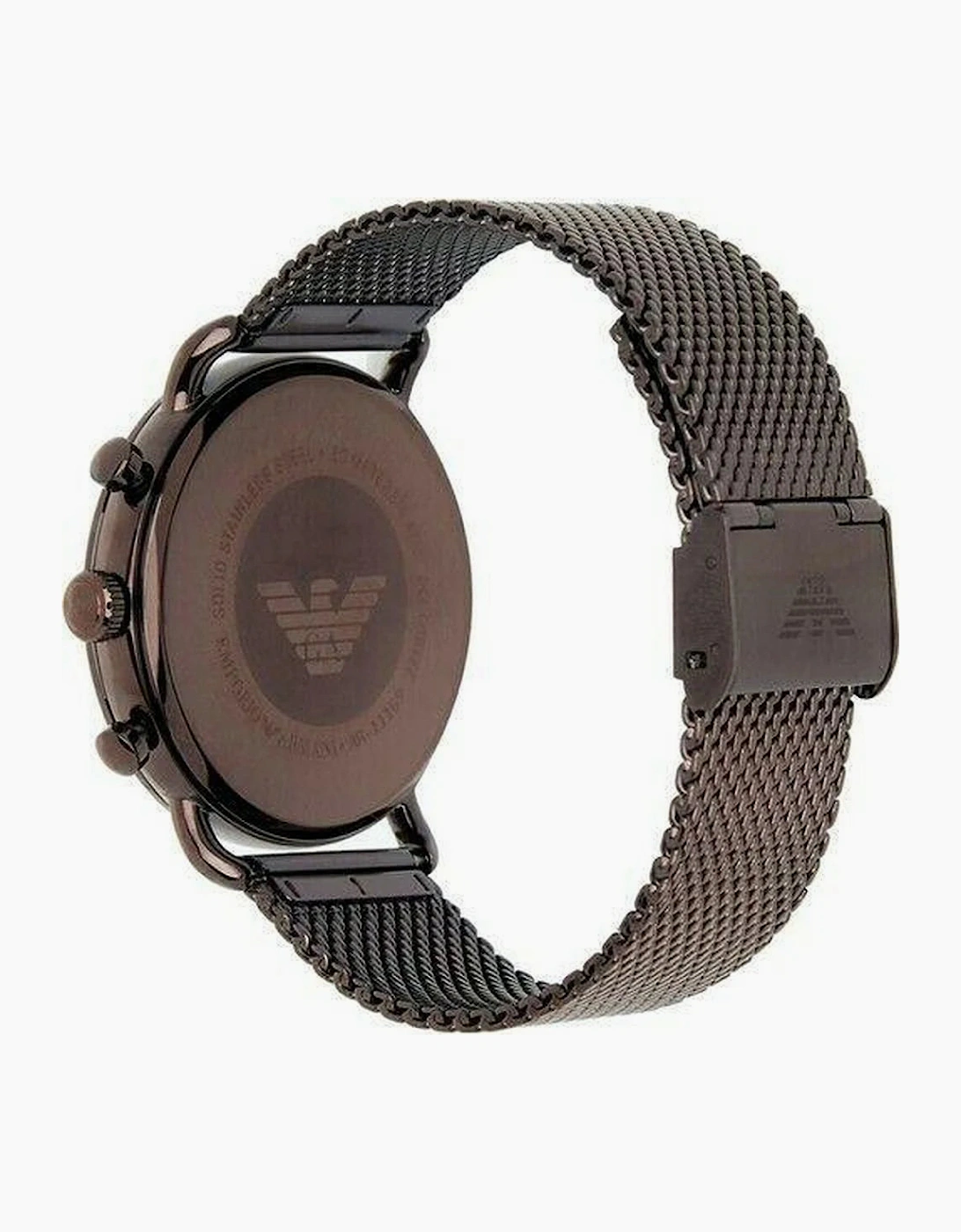 Emporio Armani  AR11169 Aviator Brown Mesh Men's Watch