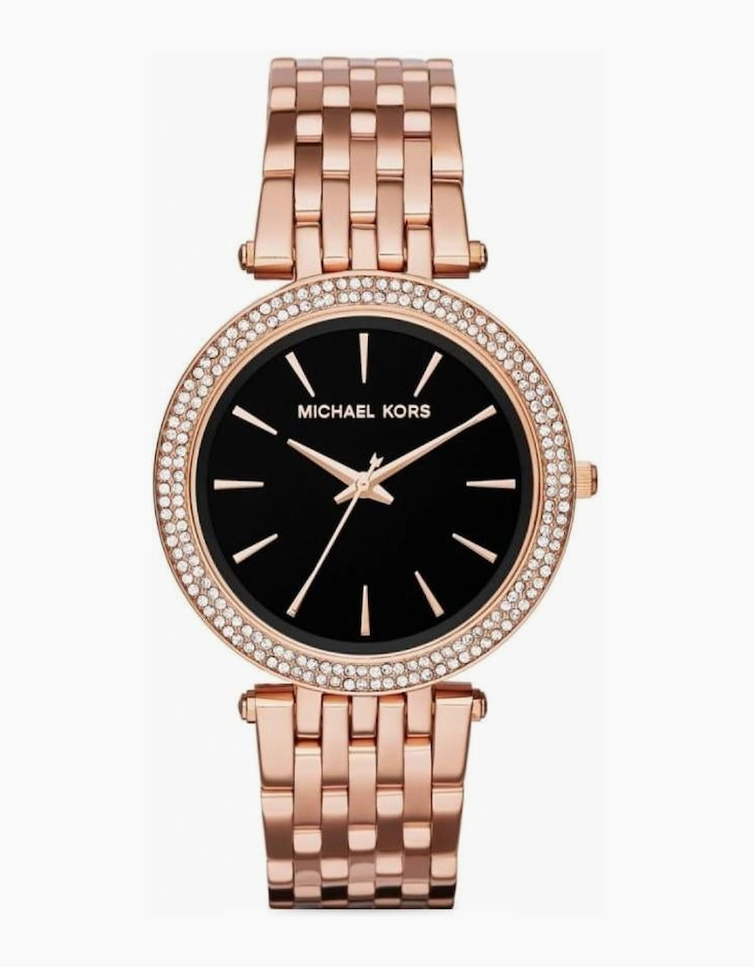 Women's Michael Kors MK3402 Darci Black and Rose Gold Ladies Watch