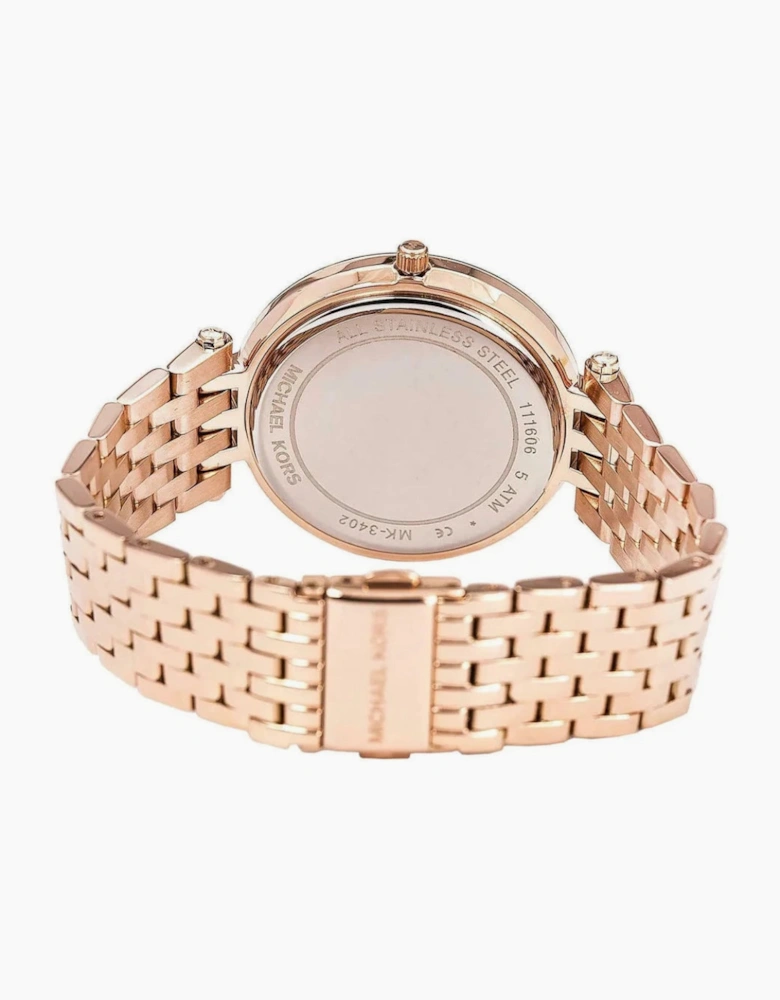 Michael Kors MK3402 Darci Black and Rose Gold Ladies Watch