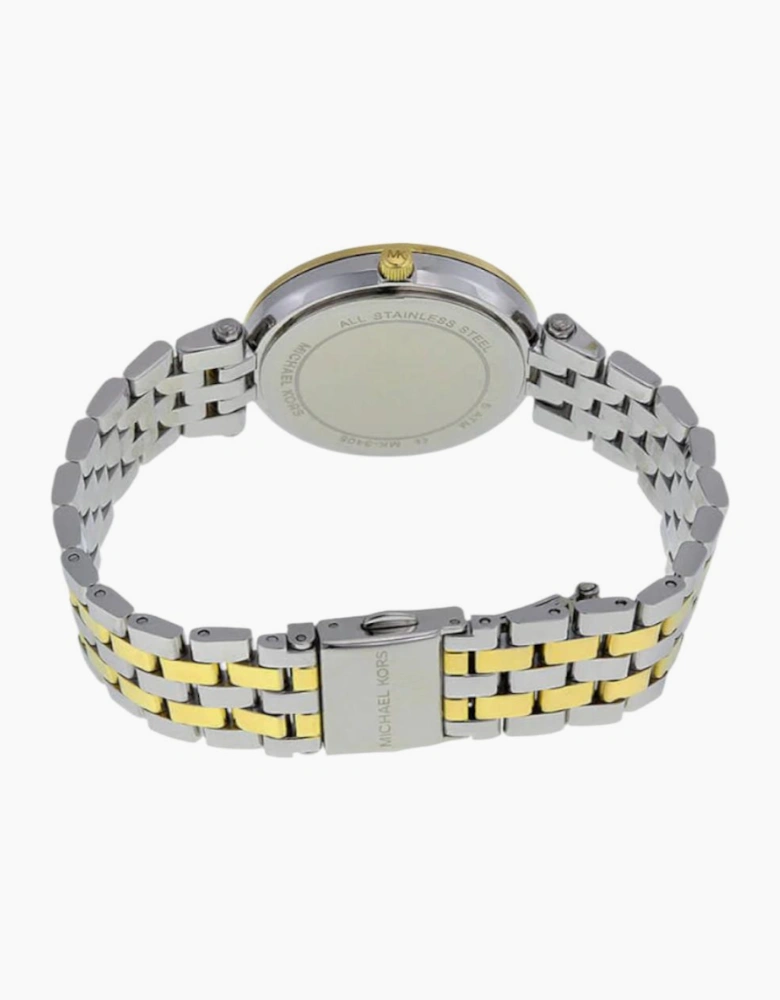 Michael Kors MK3405 Mini Darci Two Tone Silver & Gold Ladies Watch