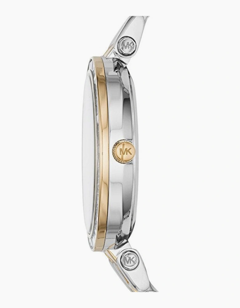 Michael Kors MK3405 Mini Darci Two Tone Silver & Gold Ladies Watch
