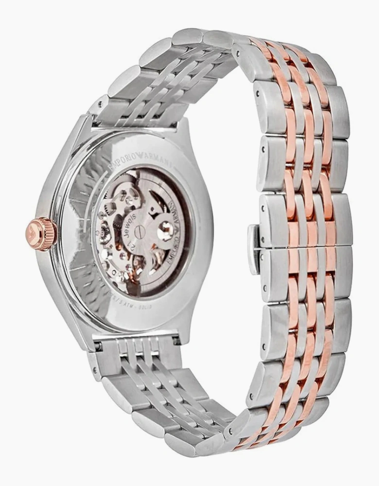 Emporio Armani  AR60002 Meccanico Two Tone Men's Watch