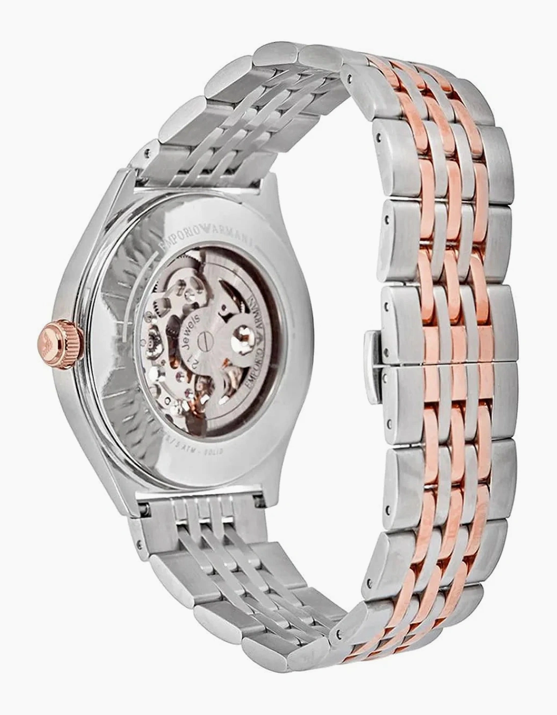 Emporio Armani  AR60002 Meccanico Two Tone Men's Watch