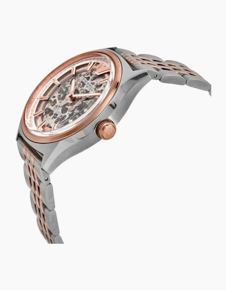 Emporio Armani  AR60002 Meccanico Two Tone Men's Watch