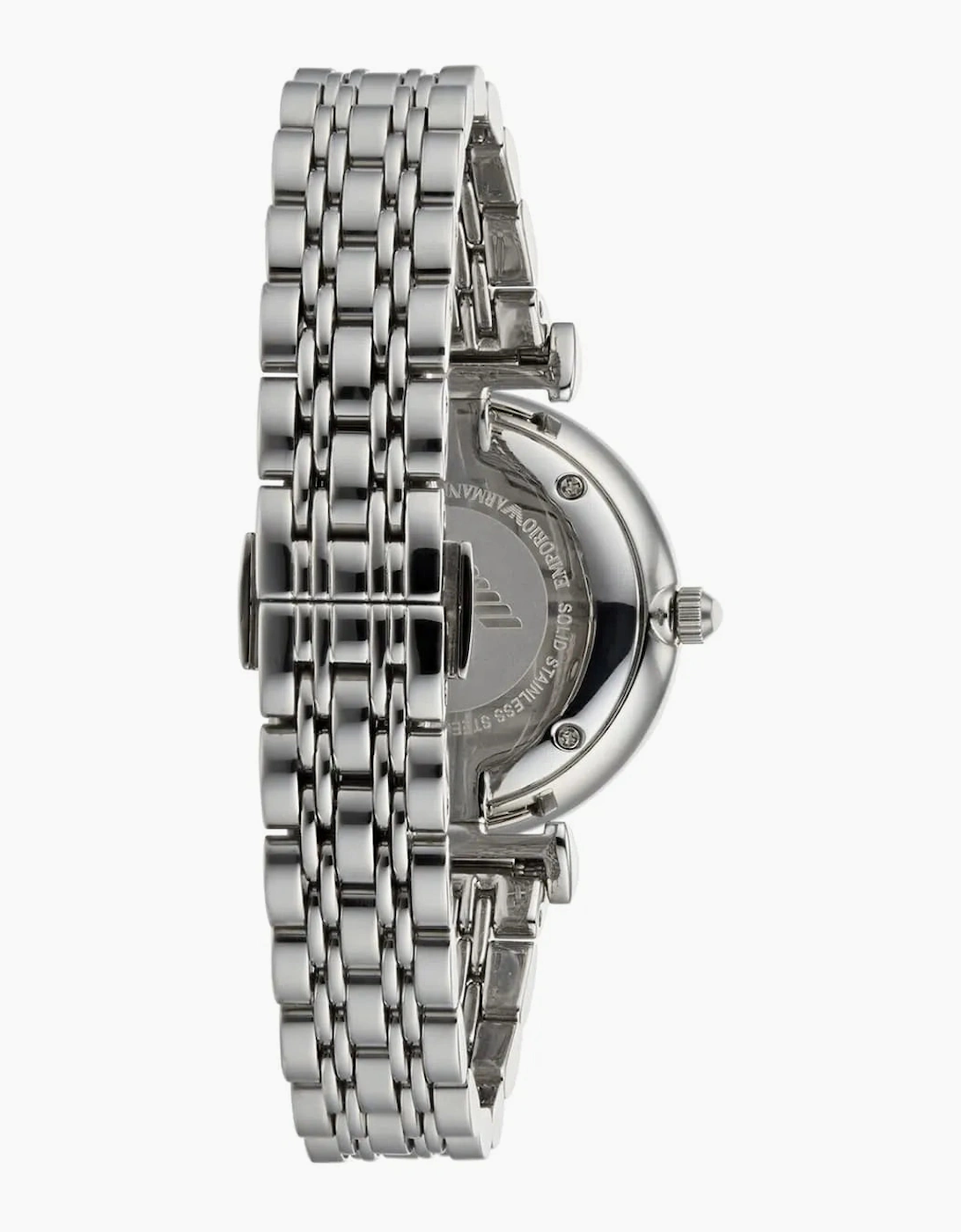 Emporio Armani AR11170 Silver White Marble Ladies Watch